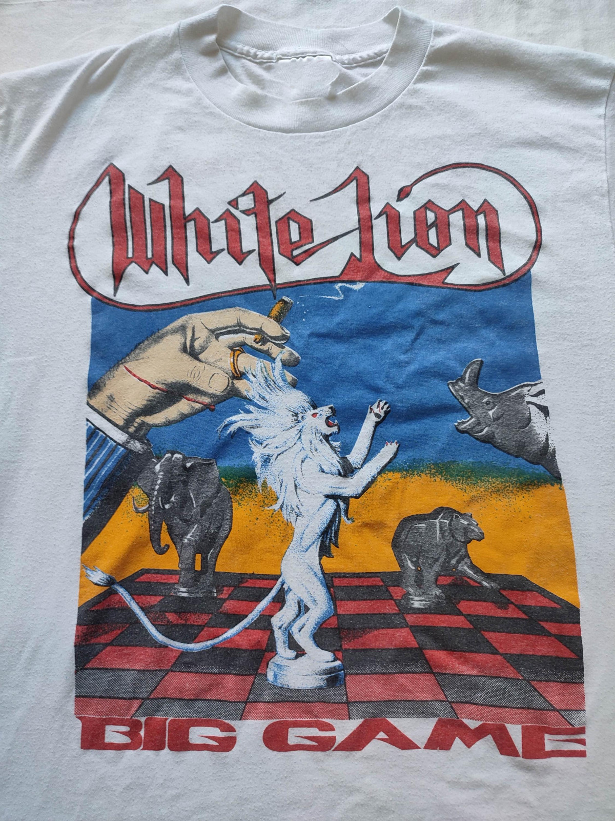 WHITE LION Tour Collection Band Gift For Fans S to 5XL White T-shirt QA667 gallery