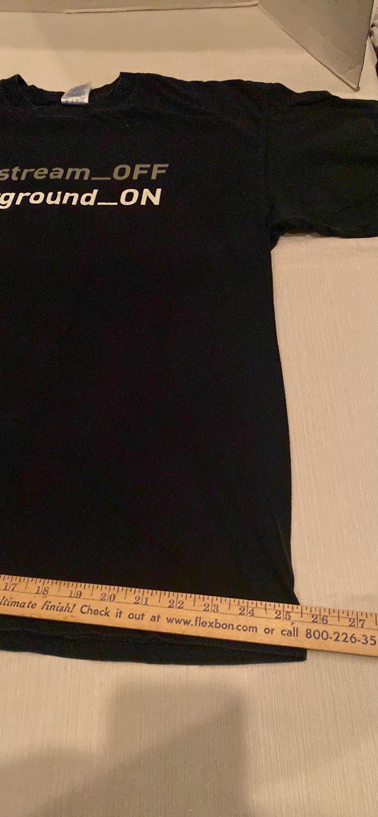 Statement T-shirt-mainstream Media Off-Underground On-size XL-great condition gallery