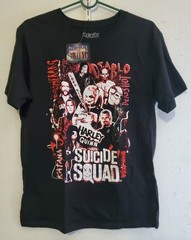 Suicide Squad T Shirt Black Harley Quinn Size Medium Cotton New