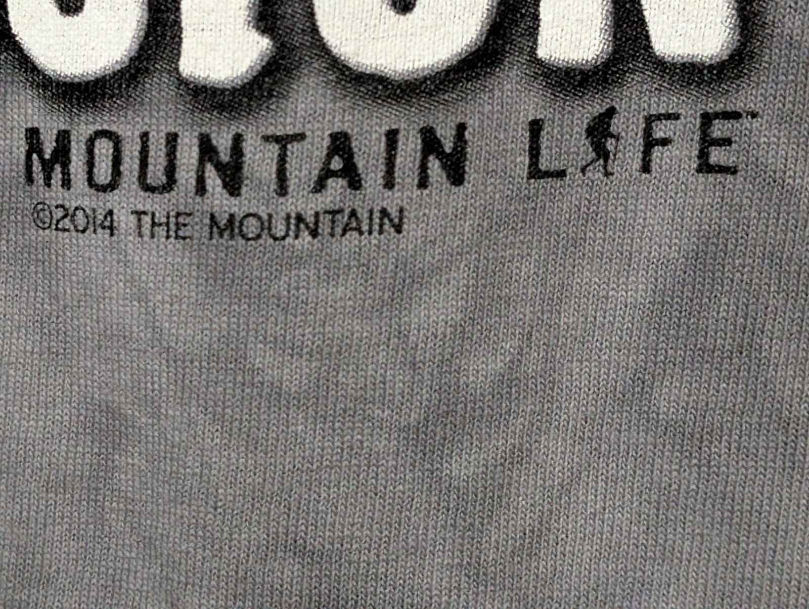 The Mountain T Shirt Mens Gray Fishing WO Permission 2XL Retired Logo #1142 NWOT gallery