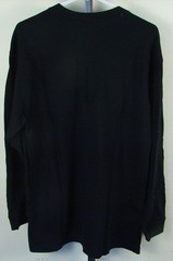 Basic Editions Black 1/4 Button Long Sleeve Shirt Men’s Size L