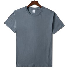 Men T Shirt Cotton Short Sleeve Solid Pure Color Leisure Basic Streetwear Top