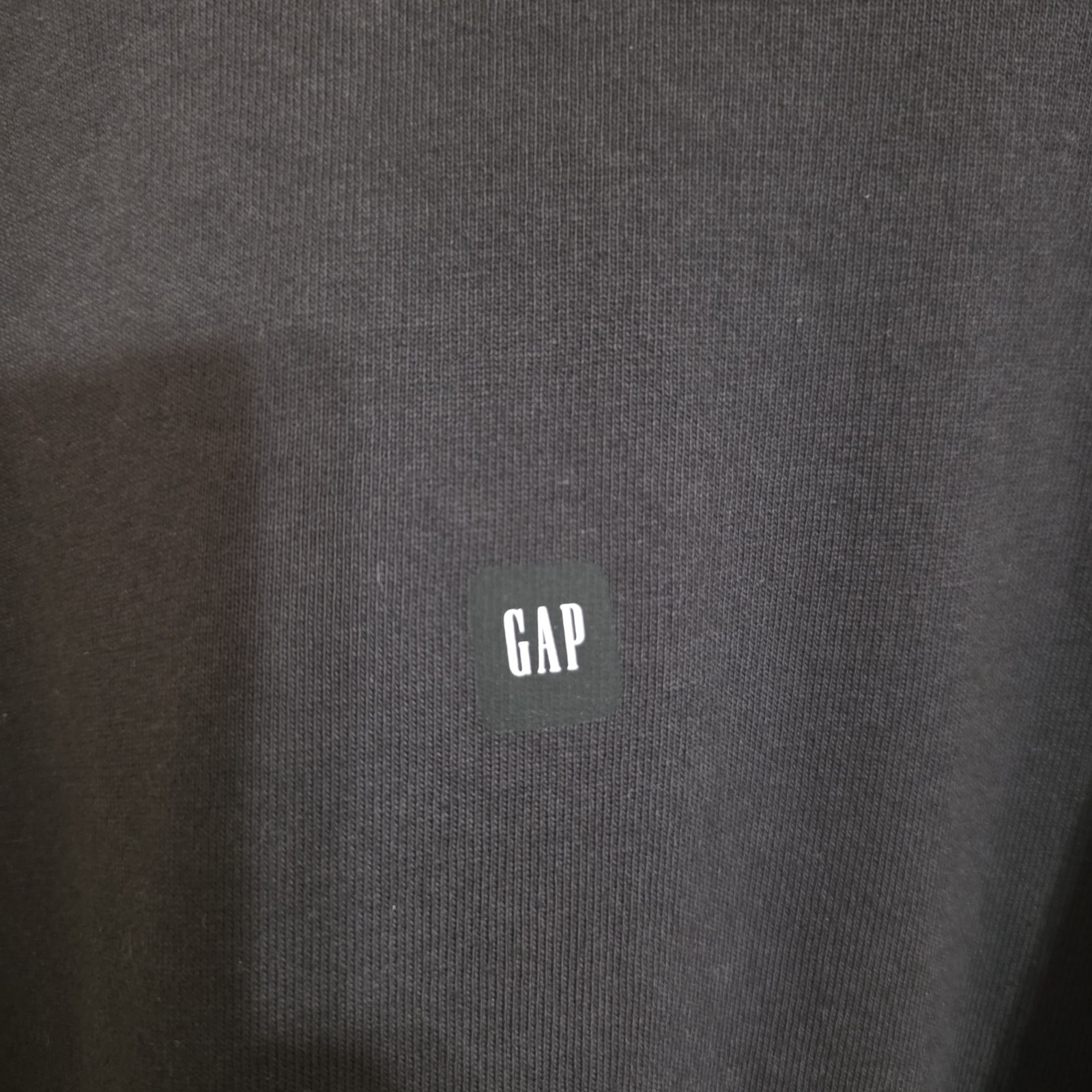 Yeezy Gap Balenciaga No Seam Logo Tee Size XL Black gallery