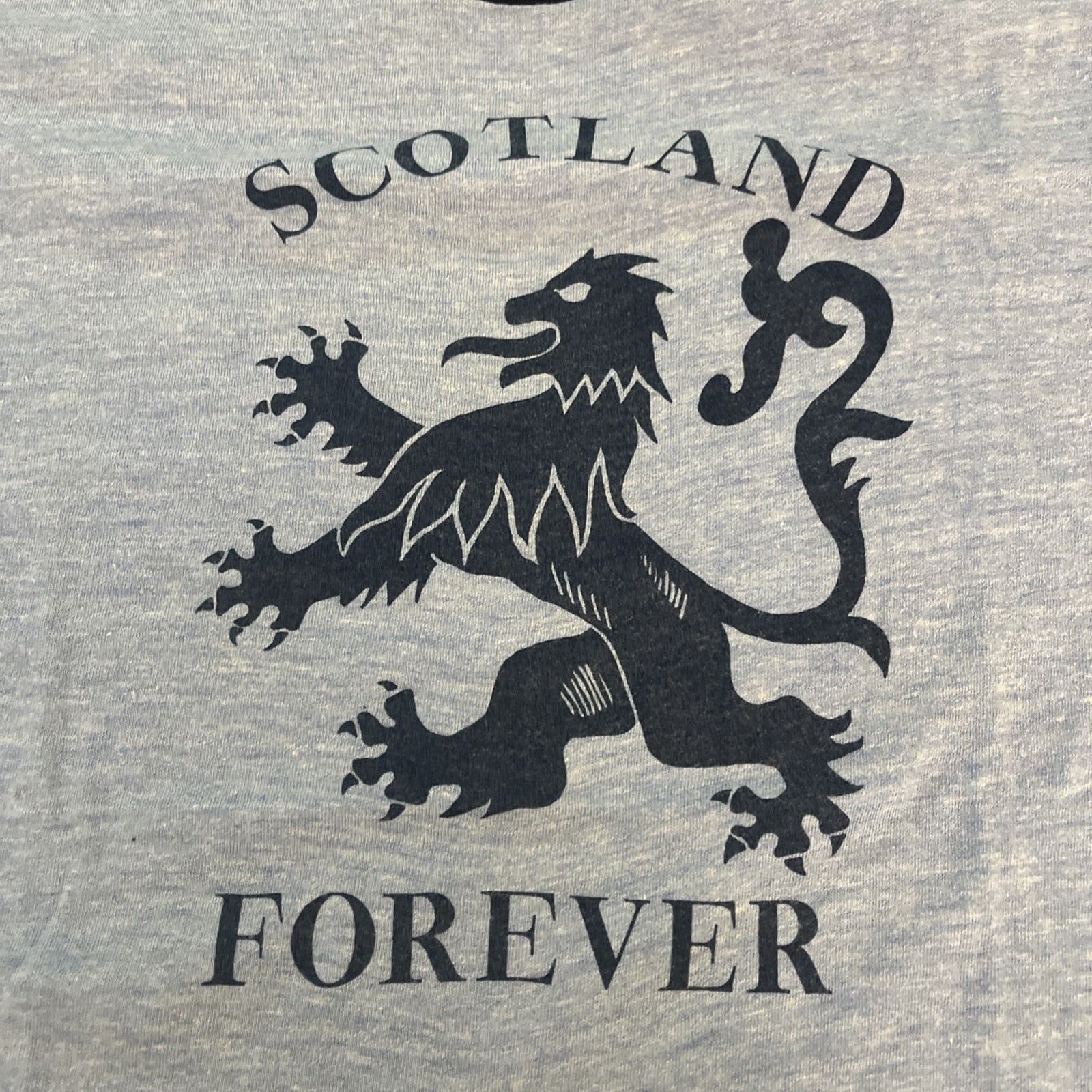 VTG Scotland Forever Ringer T-Shirt Mens M Single Stitch Made In USA Stedman T gallery