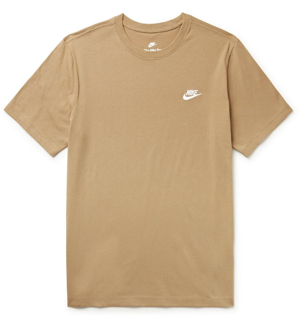 NWT Men's Big & Tall NIKE Crew Neck Sportswear Training T-Shirt TAN gallery