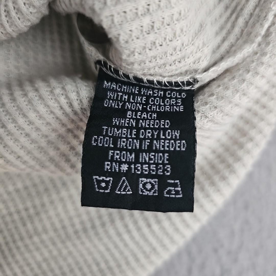 Alpine Lakes Beige Thermal Hunting Work Mens XXL Shirt Knit Henley Long Sleeve gallery