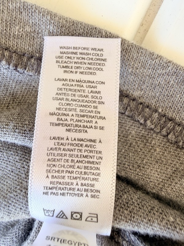 NWOT ALTERNATIVE Men’s Large Soft Lightweight Gray Crew Neck Shirt gallery