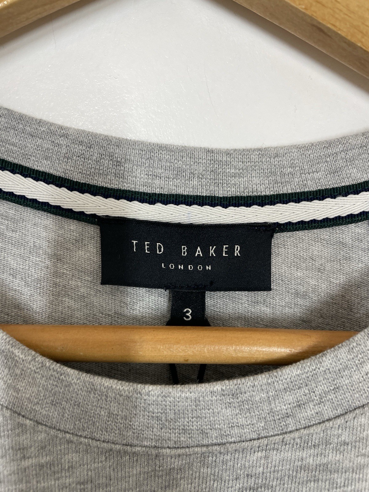 Ted Baker Mens Durness T Shirt Short Sleeve Deer Print Gray Marl Size 3 NEW gallery