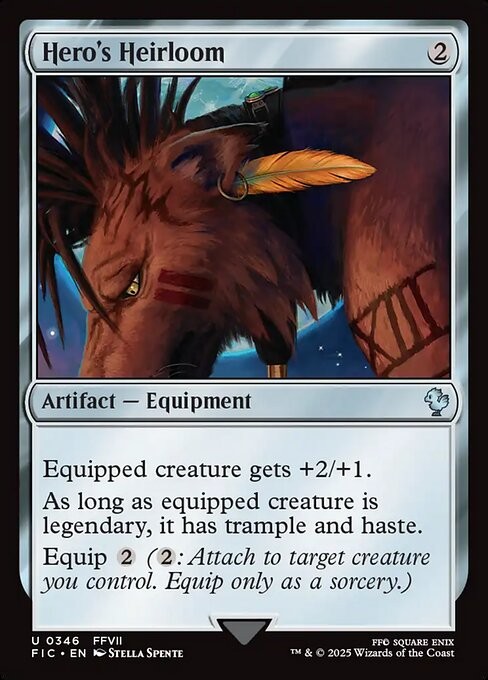 Hero’s Heirloom 346 U Normal FIC MTG NM