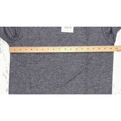 NWT Level Ten Long Sleeve Knit Charcoal Jersey Small