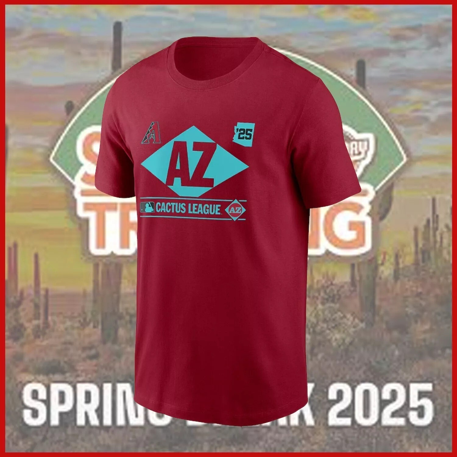 Arizona Diamondbacks 2025 Spring Training Cactus League True Icon Shirt gallery