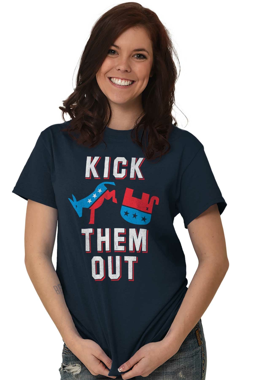 Kick Republicans Out Pro Democrat Liberal Political Left Classic T Shirt Tee gallery