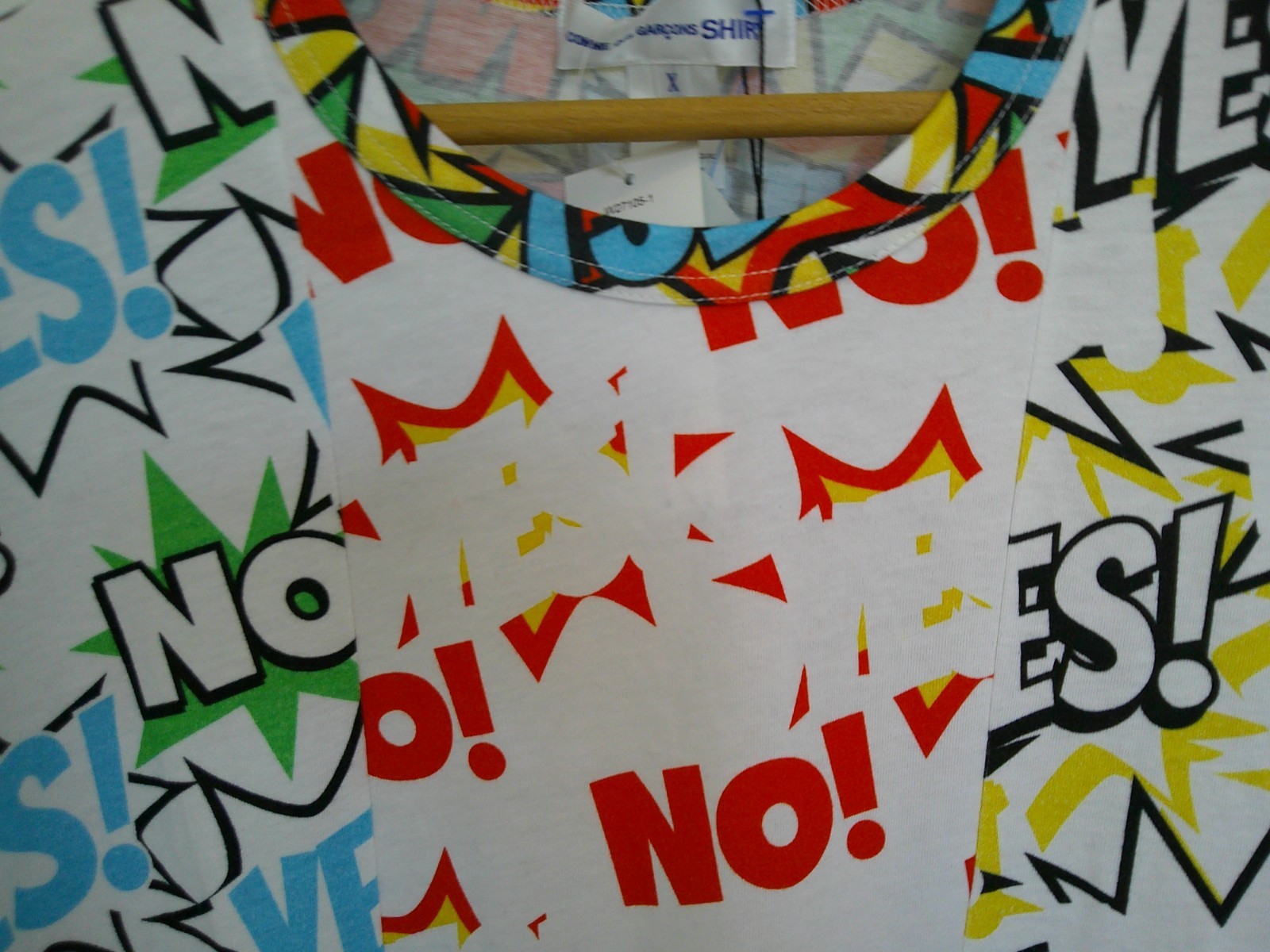 NWT Comme des Garcons 100% Cotton SHIRT Mens Comic Graphic Tee XL gallery