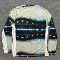Silver Bait Mens Performance Fishing Shirt M Long Sleeve Stretch UV Active