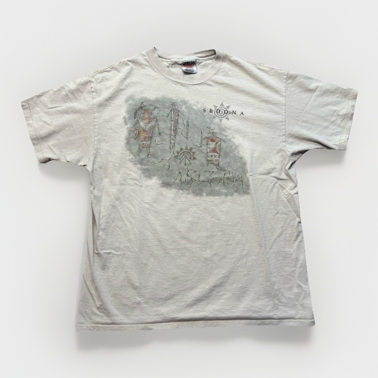 Sedona Arizona T Shirt Men’s XL Vintage 90s Anastazi Art Native Single Stitch gallery