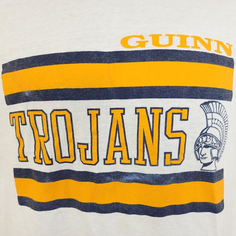 Vintage Kenny Guinn Trojans T Shirt Mens Size Small 80s Vegas Made In USA gallery