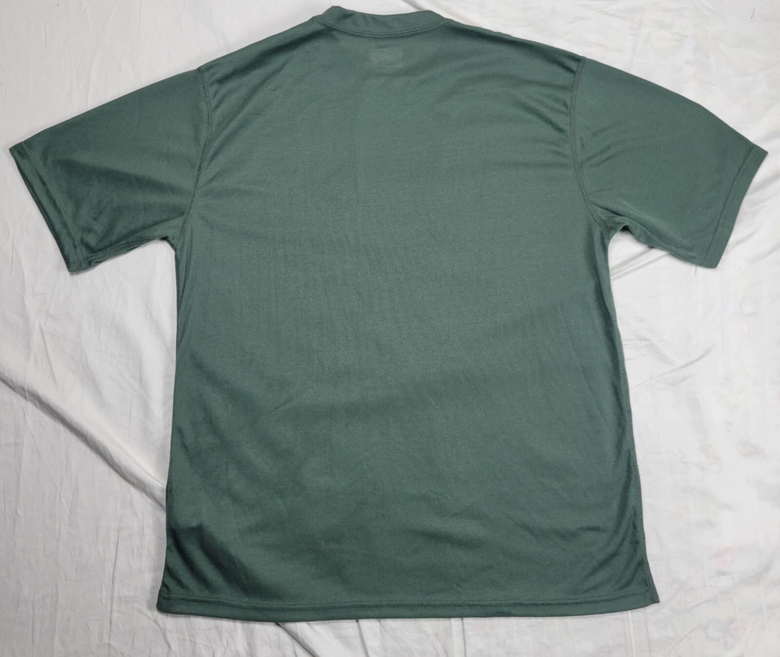 Longworth Knitting Mills T Shirt Men's Size Large Green Almost Perfect Military gallery