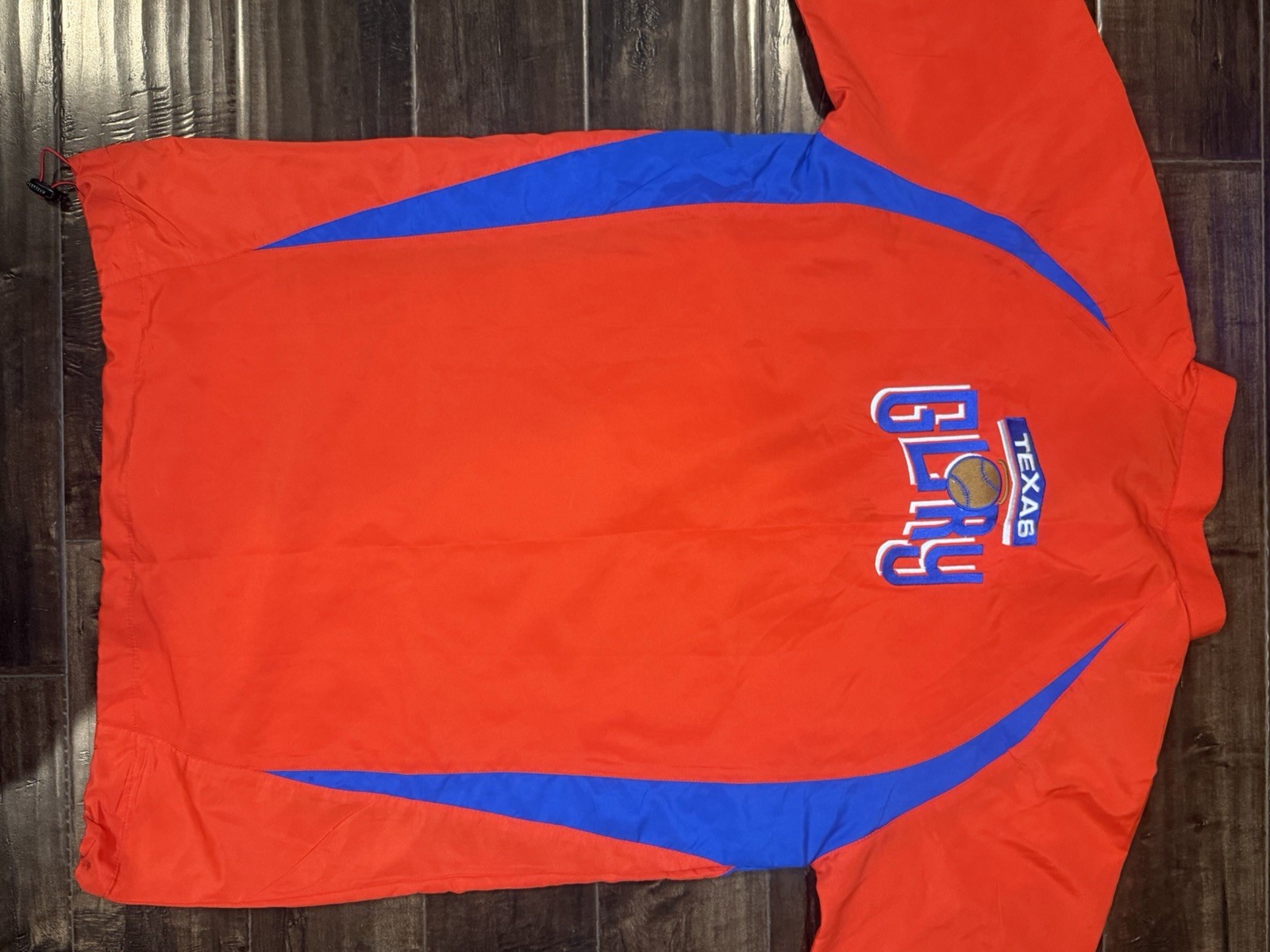 Texas Glory Fastpitch Softball Cage Jacket Small S 1/4 Zip Pullover gallery