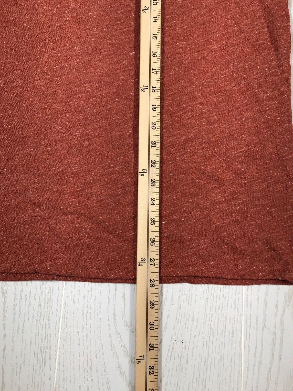 New Lucky Brand Henley Shirt Mens M Red Short Sleeve Cotton Linen Lightweight gallery