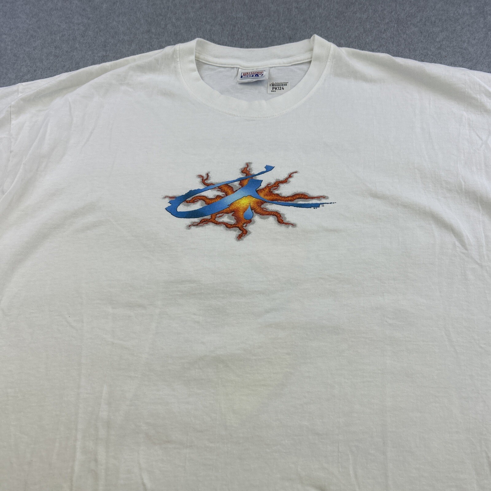 Vintage Aquatic Addiction Shirt Mens 2XL White Graphic Print Short Sleeve Adult gallery