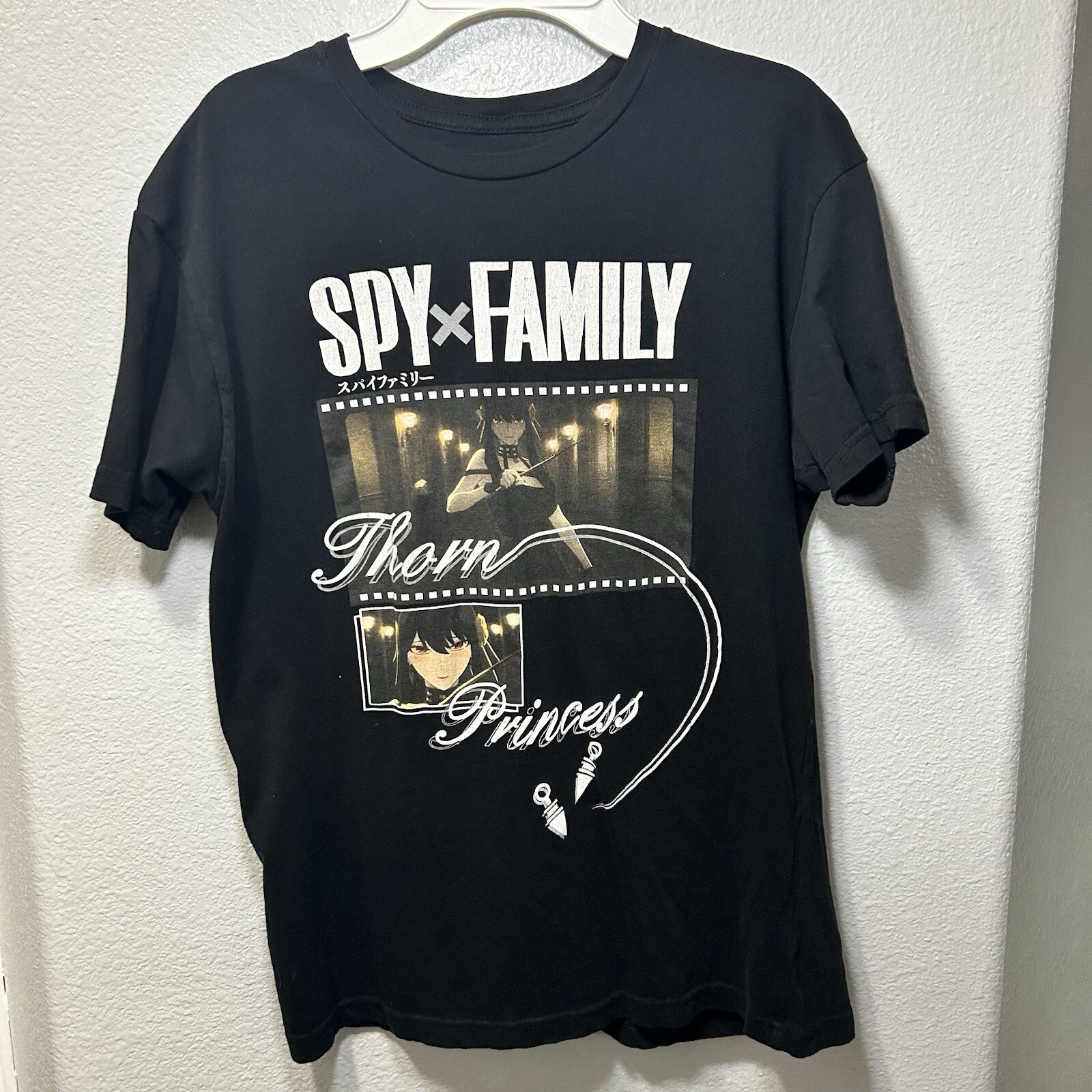 SPYxFAMILY Thorn Princess Small Black Graphic Tshirt