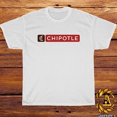 New Chipotle Restaurant Logo Black/Sport Grey/White/Navy/Red T-Shirt S-5XL