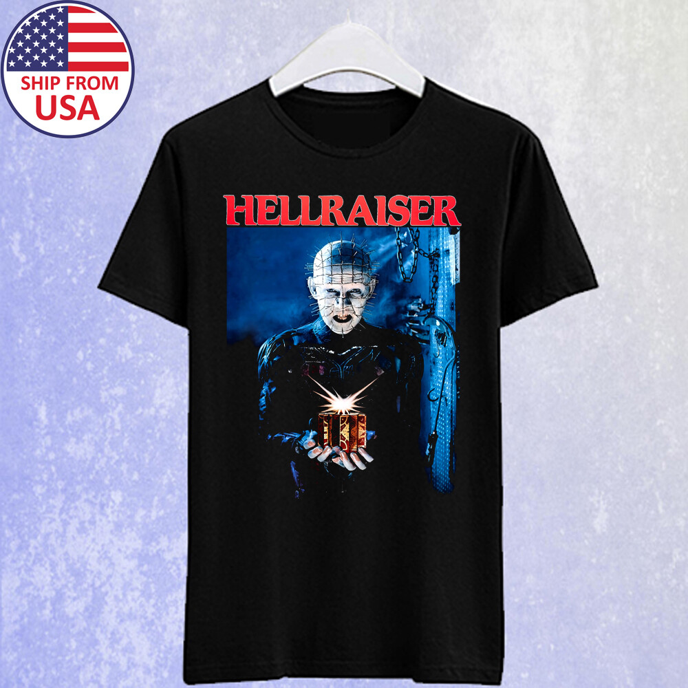 Hellraiser 1987 Classic Horror Movie Men's Black T-shirt Size S-5XL gallery