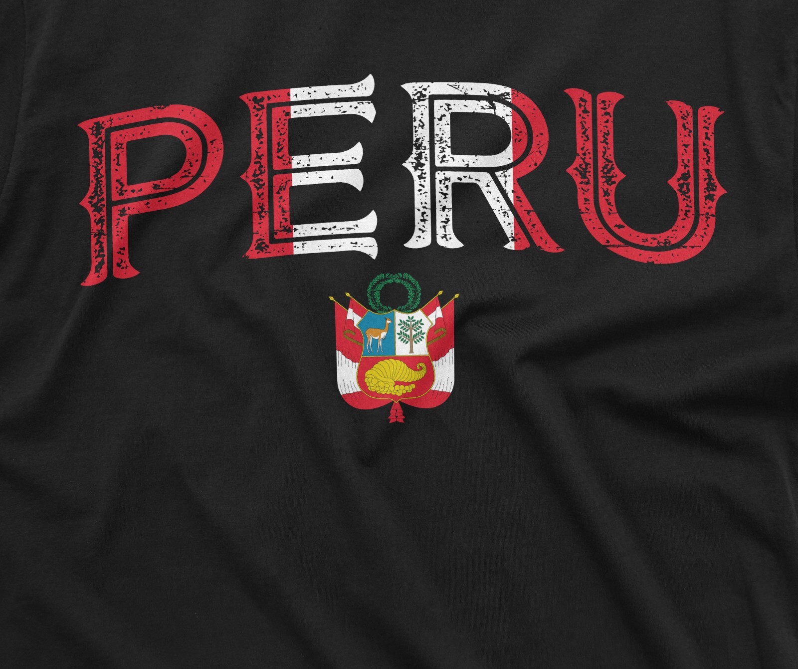 Peru T-shirt RepÃºblica del PerÃº Tee Shirt Peruvian Flag Coat of Arms Shirt gallery