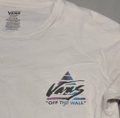 Vans OFF THE WALL Mens Medium Long sleeve Decal T-shirt top White