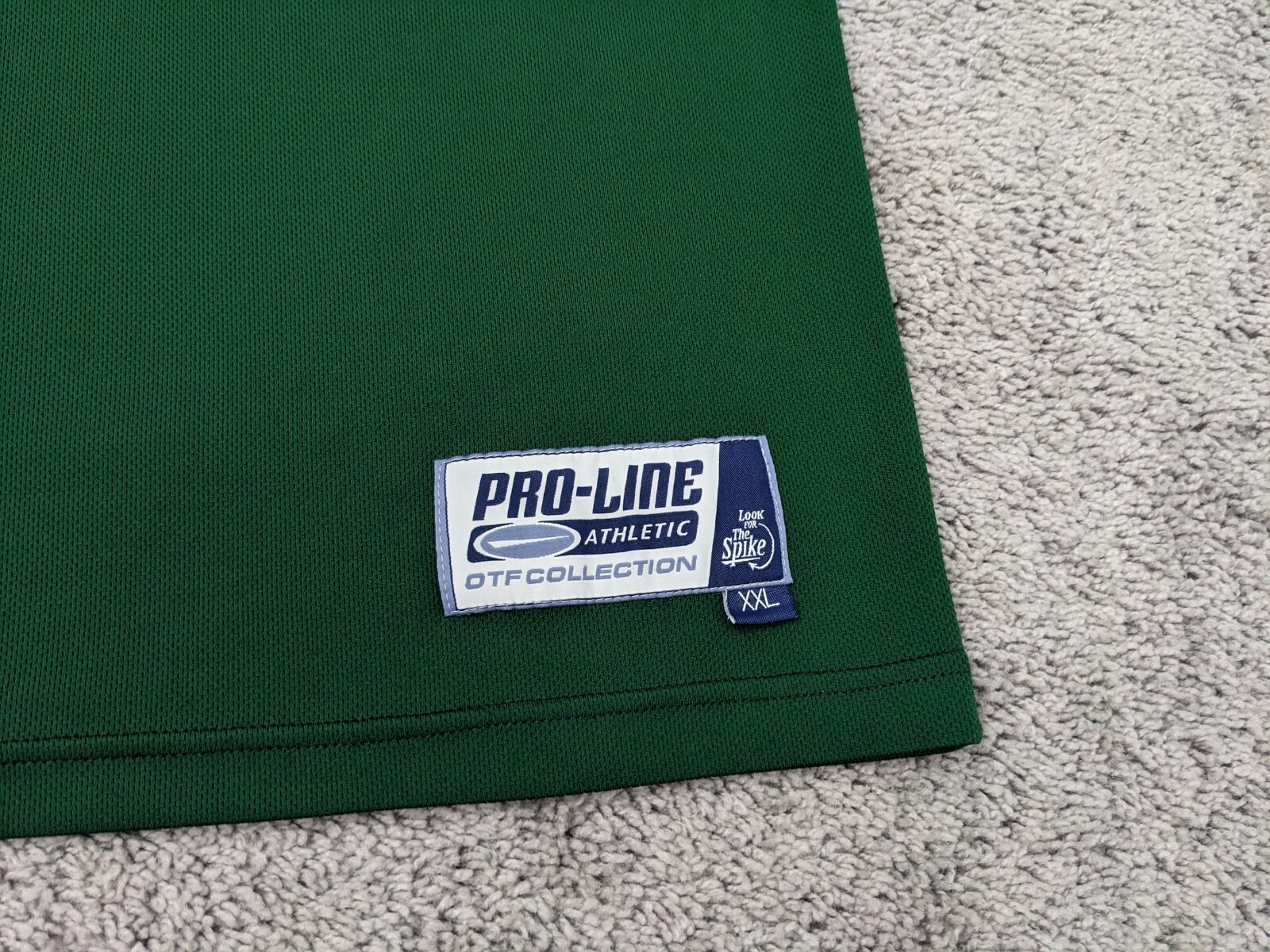 Pro-Line Athletic T Shirt Mens XXL Crew Neck Green Made in USA OTF Collection gallery