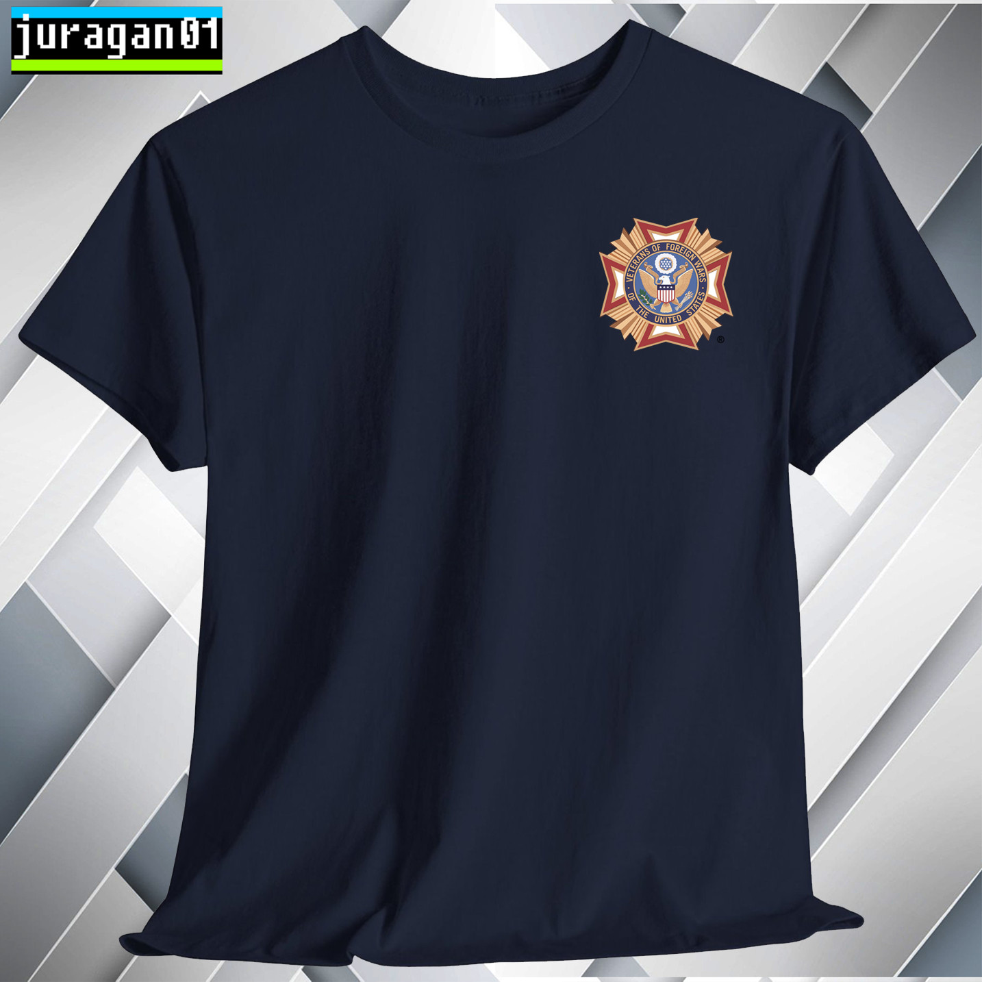 VFW Veterans of Foreign T-Shirt Black Navy White Grey Red Orange Choco S to 5XL gallery