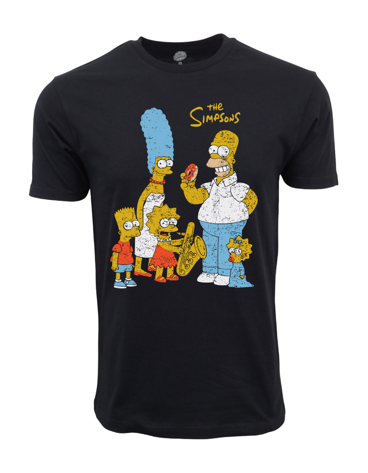 '93 THE SIMPSONS BLACK GRAPHIC T-SHIRT gallery