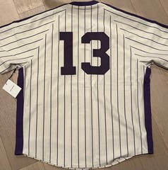 ALD Aime Leon Dore Baseball Jersey Coconut Milk Large