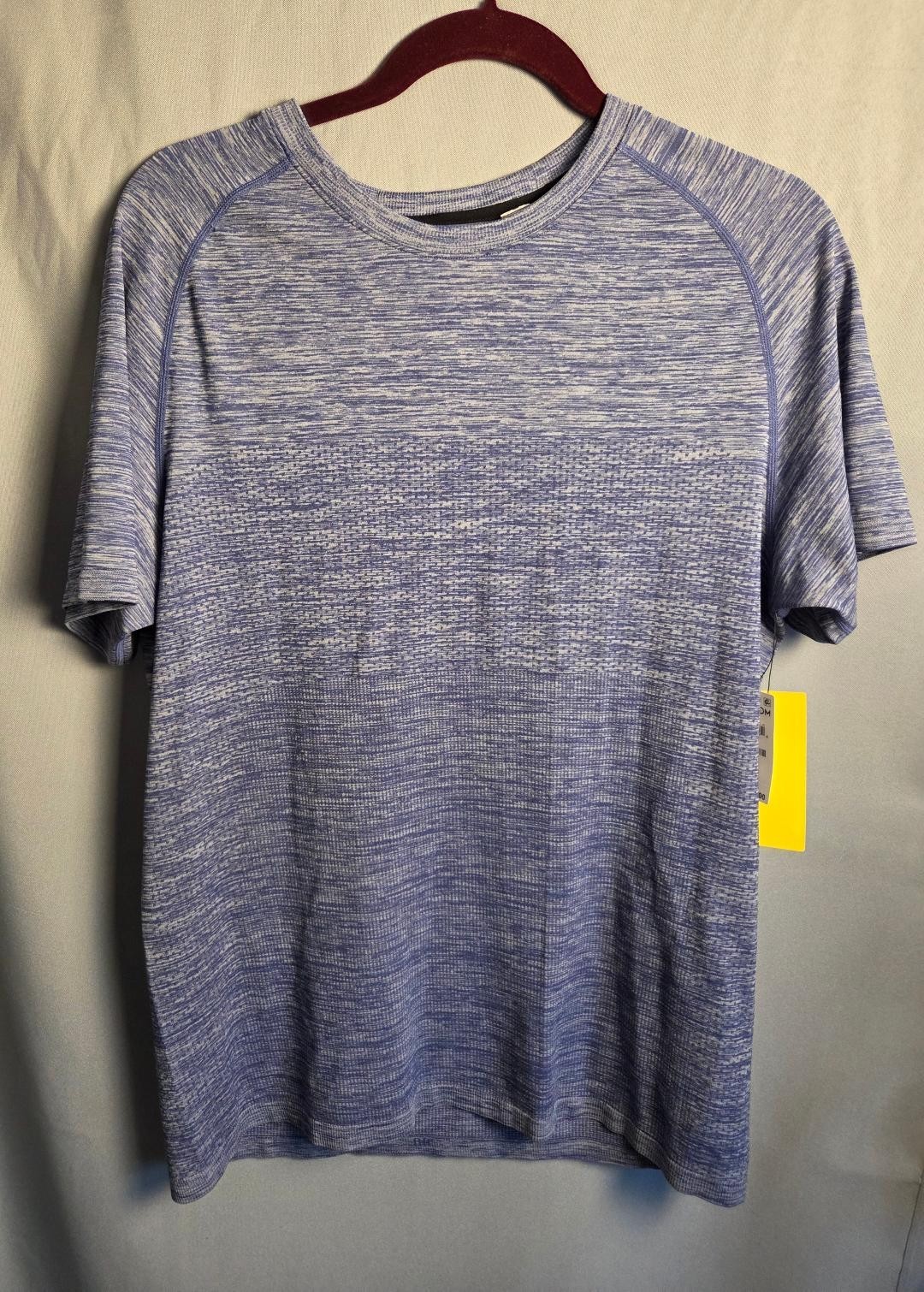 Zella Blue T-Shirt Moisture-Wicking Quick Dry Low Compression Gym & Training NWT gallery