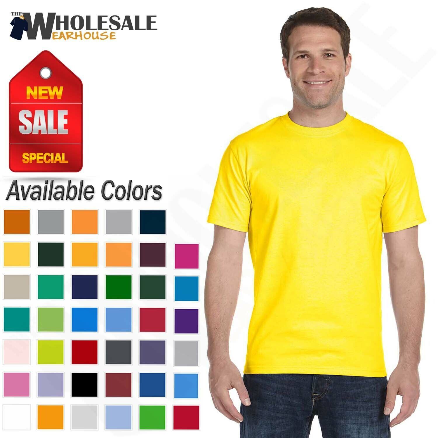 Gildan DryBlend Men's Short Sleeves Preshrunk 50/50 Cotton S-XL T-Shirt R-G800 gallery