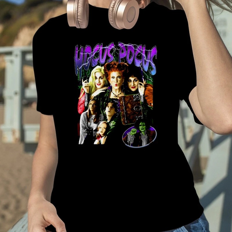 It's Time For Hocus Pocus Happy Halloween Season Sanderson Sisters Tshirt Women gallery