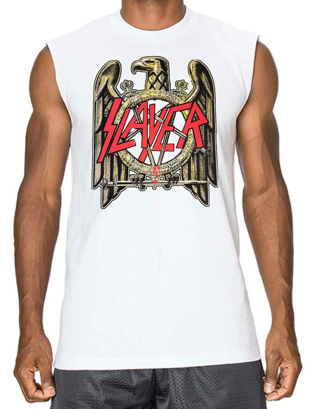 Slayer Eagle Muscle Shirt Men's Sizes (Multiple Variations) gallery