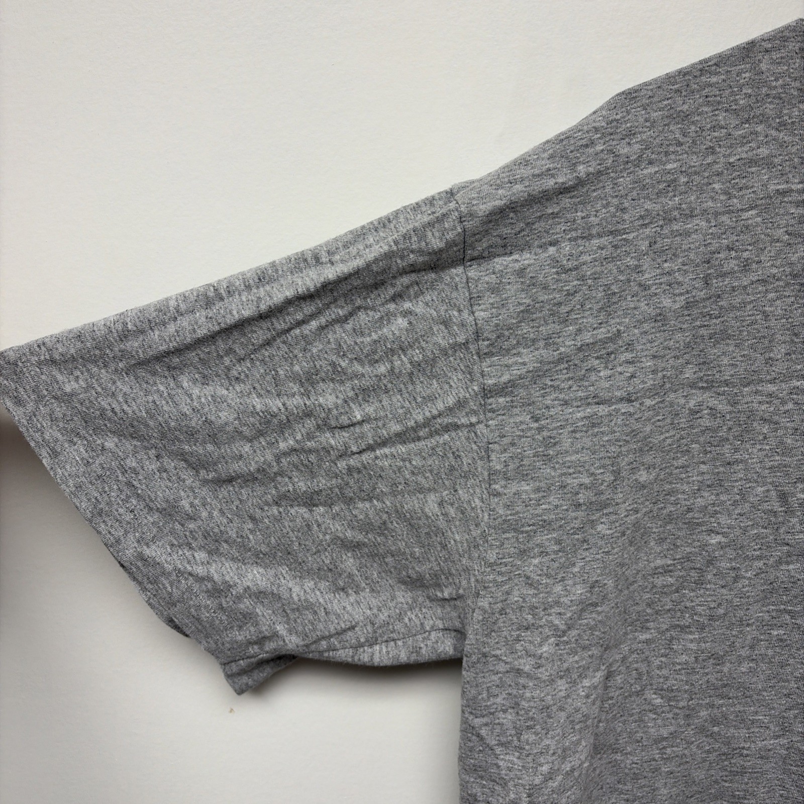 Vintage Single Stitch TShirt Gray Blank Artex Mens L Made in USA 90s gallery