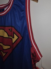 Superman DC Comics Basketball Jersey Superman Sleeveless Tank LARGE