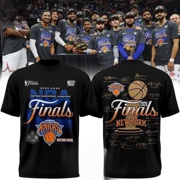 Knicks 2026 Finals Game Signature T-Shirt gallery