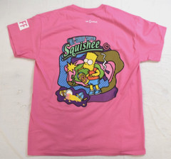 Neff x The Simpsons Mens Bart All Syrup Super Squishee Pink Shirt New M, L, XL