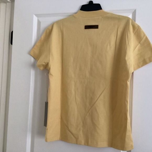 Essentials Pale Yellow Logo T-Shirt - Size S - NWT gallery