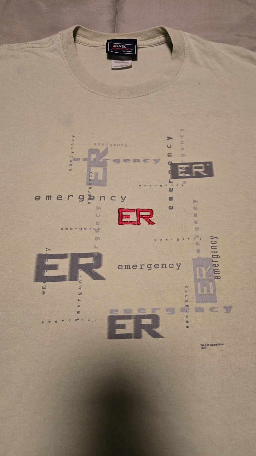 Vintage ER NBC Experience Store T Shirt XL 2002 Y2K 90s Medical Tee gallery