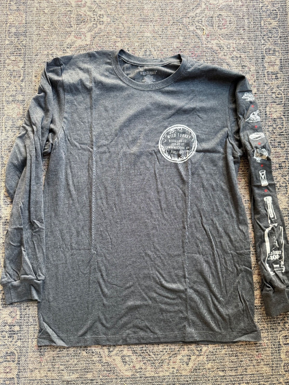 XXL New Wild Turkey Long Sleeve Shirt