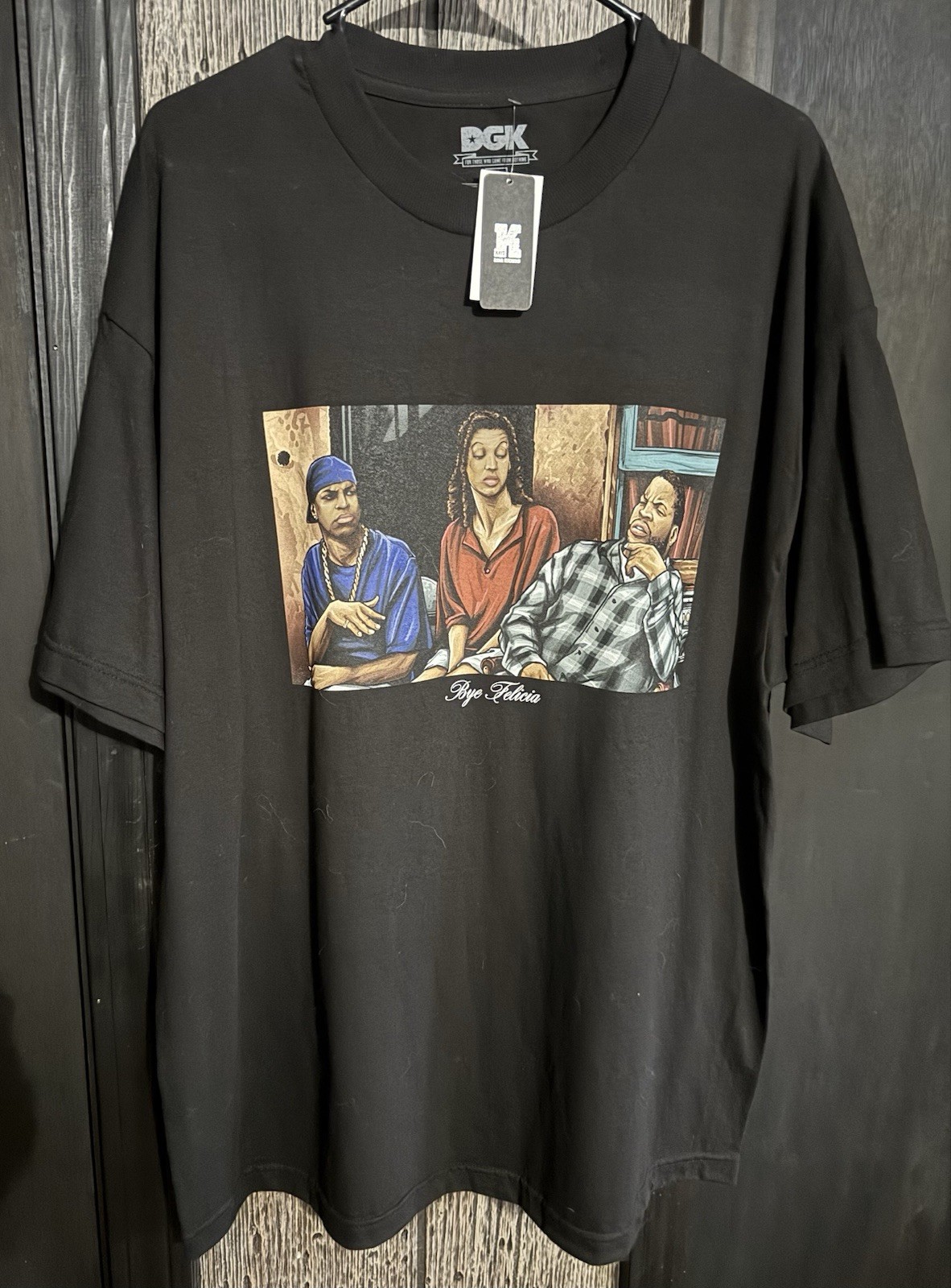 DGK Bye Felicia Men’s XL Black T-Shirt Graphic Print Short Sleeve Cotton gallery