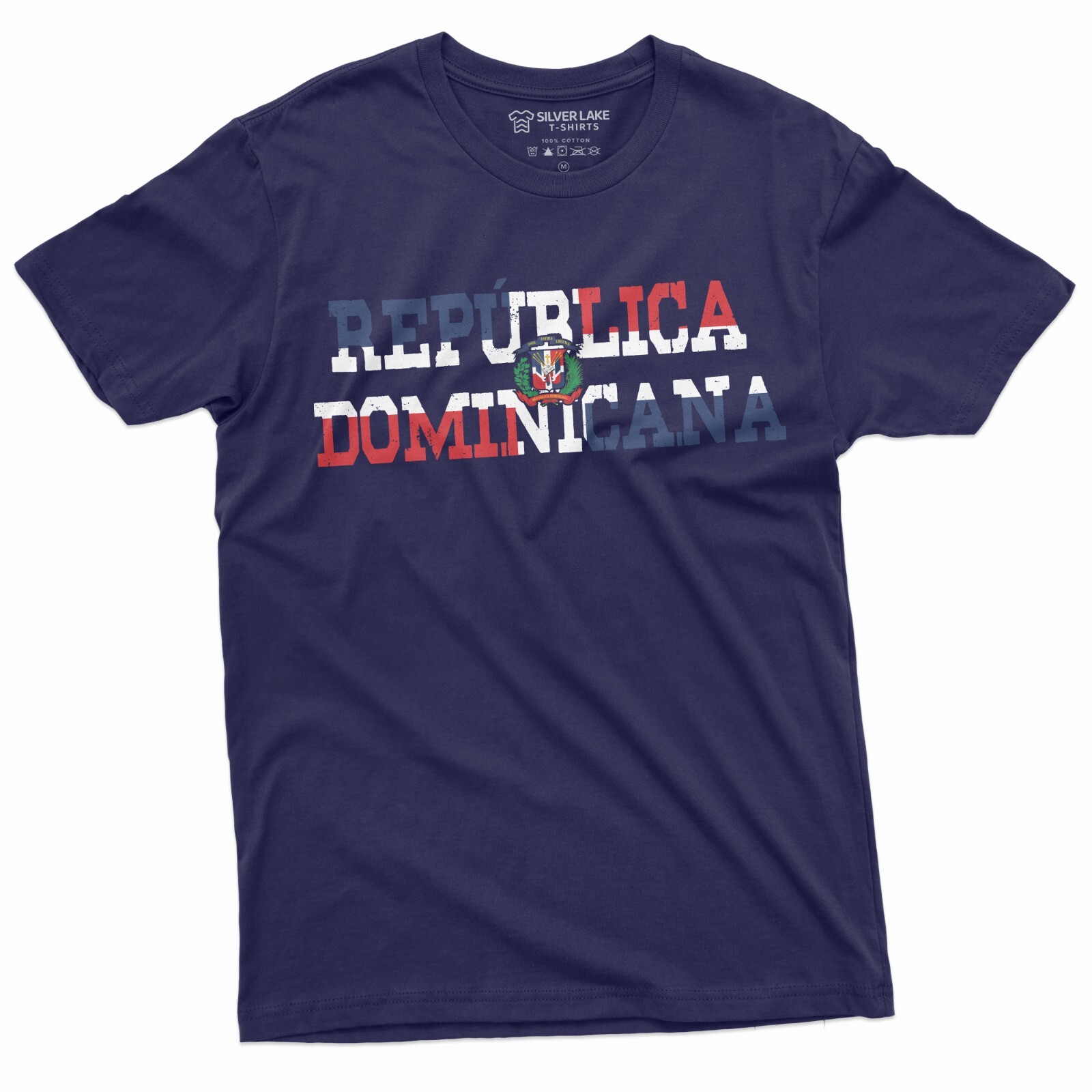 RepÃºblica Dominicana T-shirt Dominican Republic Flag Coat of Arms Patriotic Tee gallery