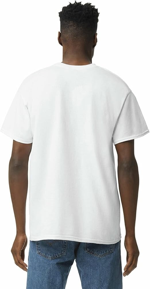 Gildan (3-pack) White Solid Ultra/Heavy Cotton Short Sleeve Blank T-Shirt S-XXL gallery