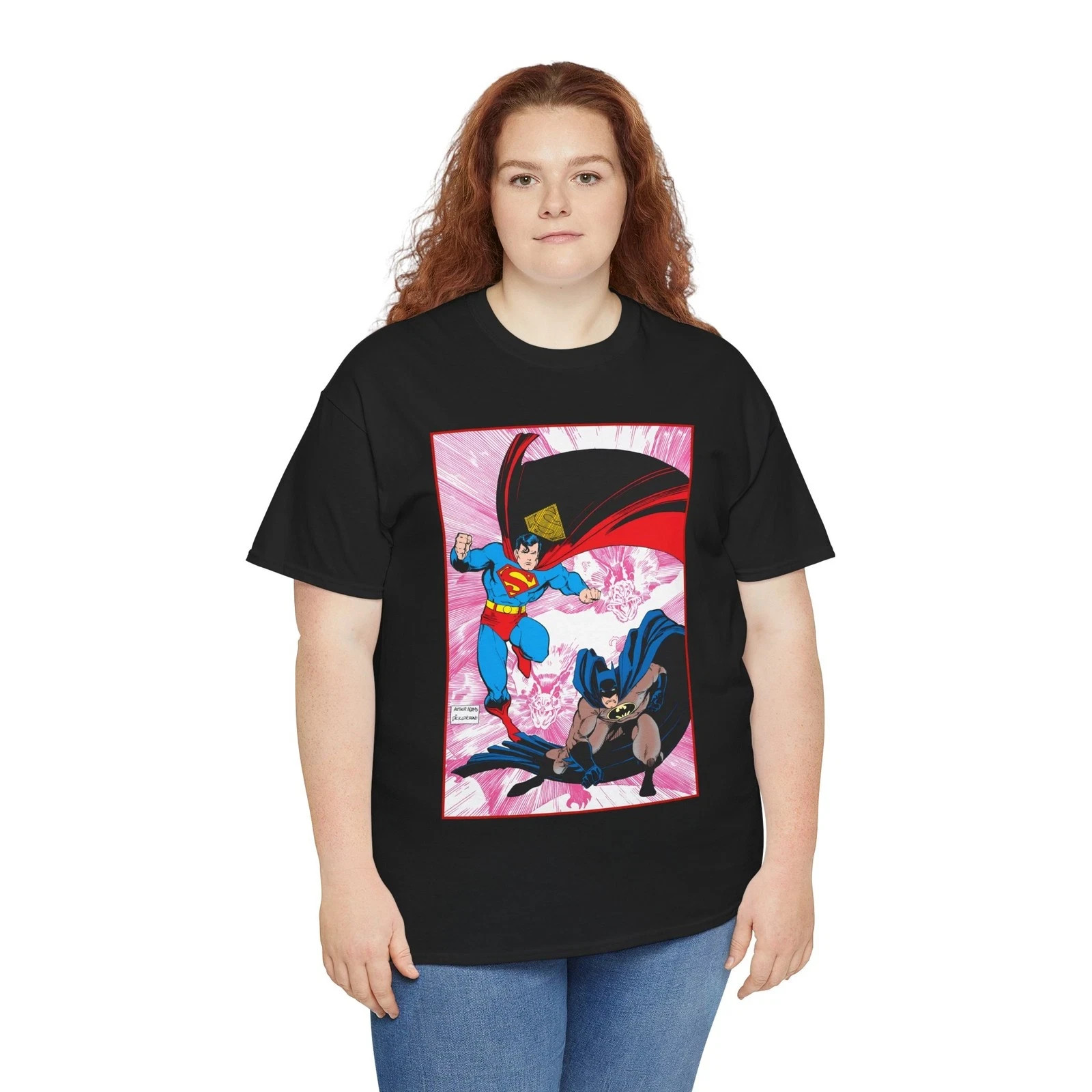 Batman & Superman T-Shirt - Arthur Adams Art - Action Comics Annual #1 Cover, DC gallery