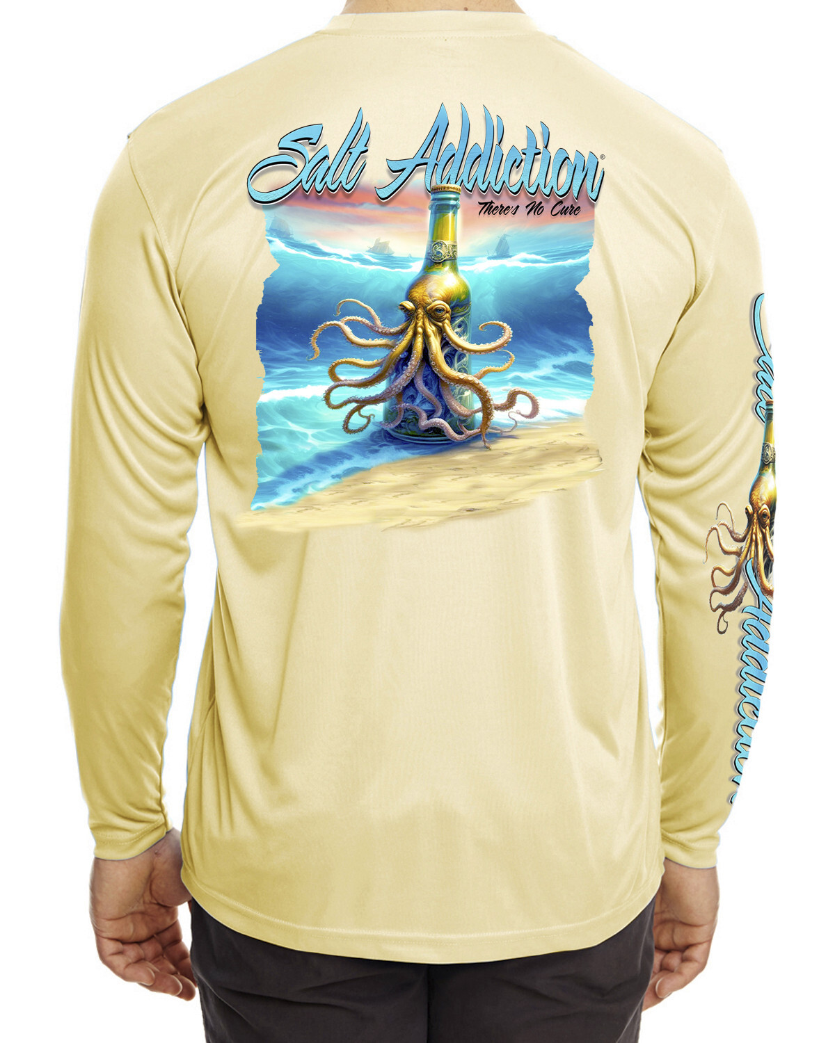 Salt Addiction t shirt Saltwater microfiber fishing long sleeve 50+ uv life gallery