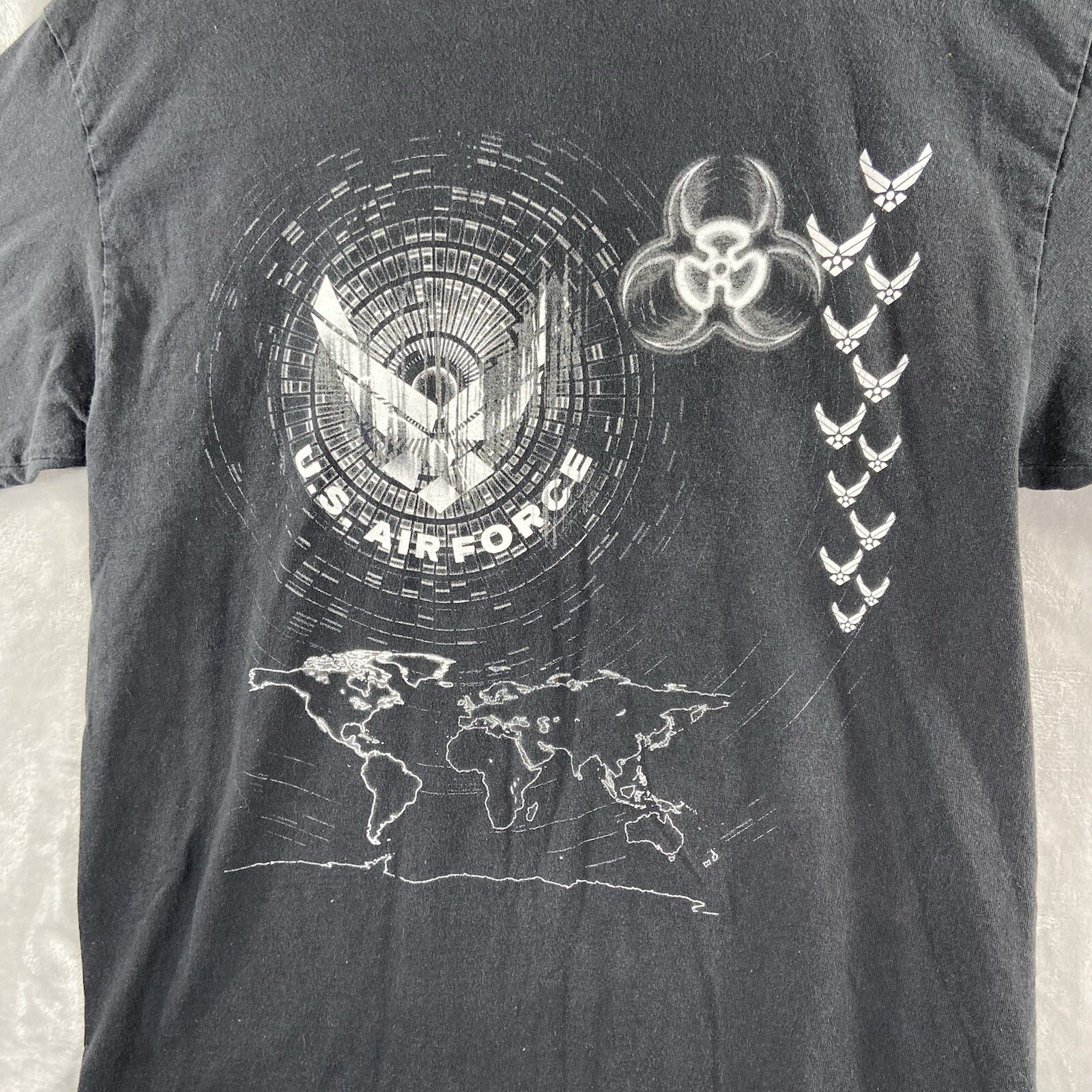 Vintage Murina T-Shirt men's Large Graphic USAF United States Air Force Cotton gallery
